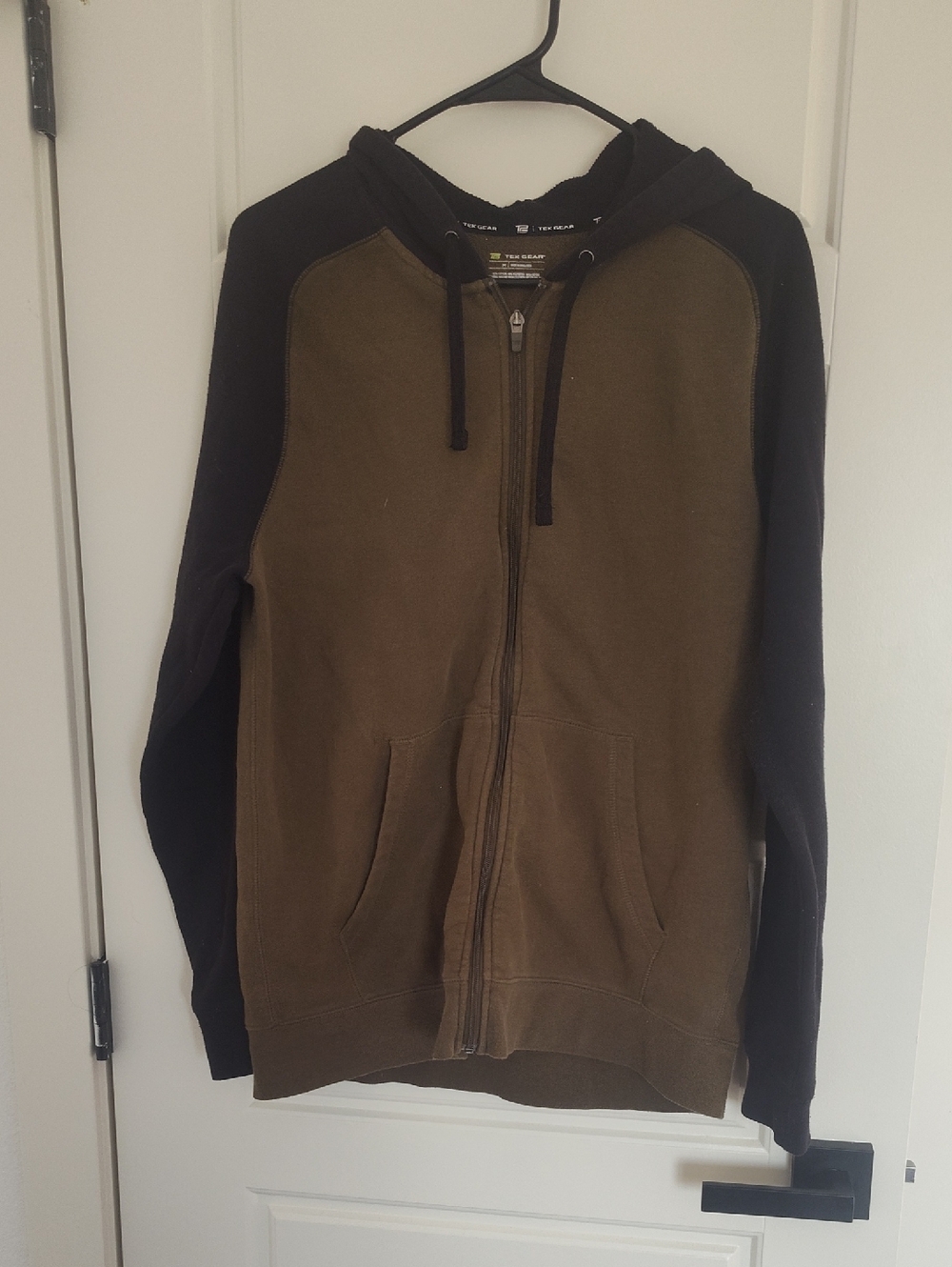 tek gear Olive and Black Zip-Up Hoodie